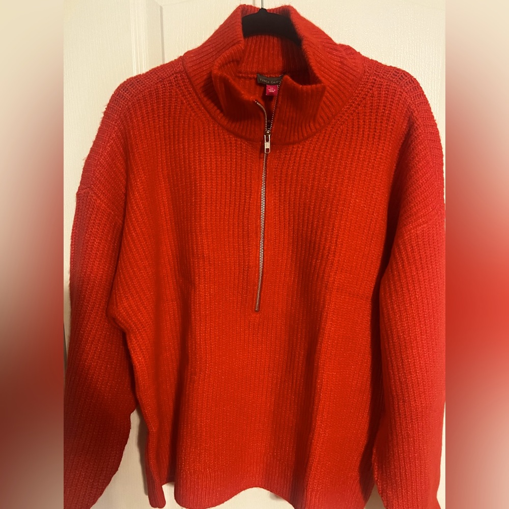 Cozy Sweater Vince Camuto Half Zip Womens